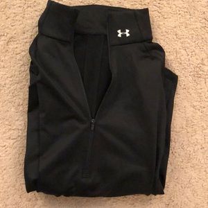 Black under armor quarter zip
